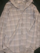 Calvin Klein Dress Shirt Mens M Blue Steel Slim Fit Stretch