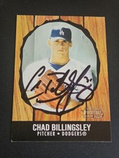 2003 Bowman Heritage CHAD BILLINGSLEY Dodgers In-Person Signed Autographed AUTO