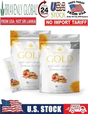 Bravenly Global Gold 30 servings Turmeric Sticks inflammation - NEW/SEALED