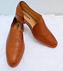 NEW (SHOP WORN) MARCIANTE & COMPANY TAN LEATHER OPEN ARCH FLATS SHOES US 8.5 — photo 1