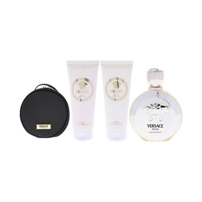 Versace Eros Eau de Parfum Spray 3.4 fl oz Fragrance Set for Women