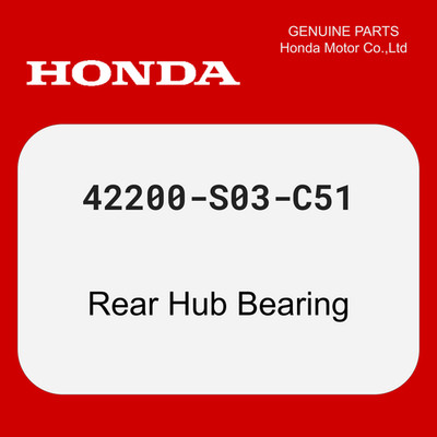 Honda Original 42200-S03-C51 Nabenlager hinten für Acura Civic Integra...