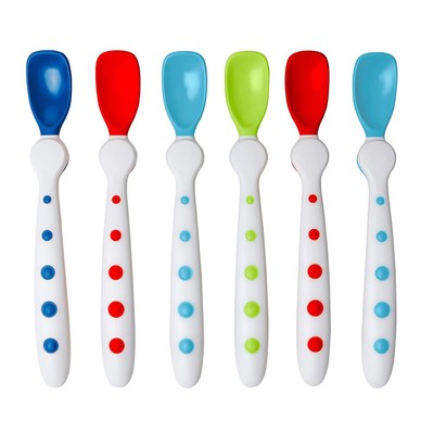 First Essentials by NUK Rest Easy Spoons, Pack of 6 6, White Varies 