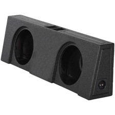 Qpower QBOMB Dual 10" Vented Empty Box Behind Seat Mount
