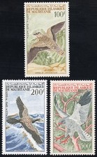 Mauritania Stamps # C29-31 MNH XF Birds Lot Of 3