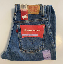 Levi's Boys 550 Student Jeans W 27 x L 28 - Blue - Vintage Y2K - New w/ tags
