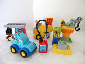 Lego Duplo CUSTOM CAR VEHICLE LOT, 10816 My First Cars Trucks, 13 VEHICLES, XTRA