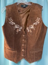 Orvis Vintage 90s Womens Leather Suede Butter...