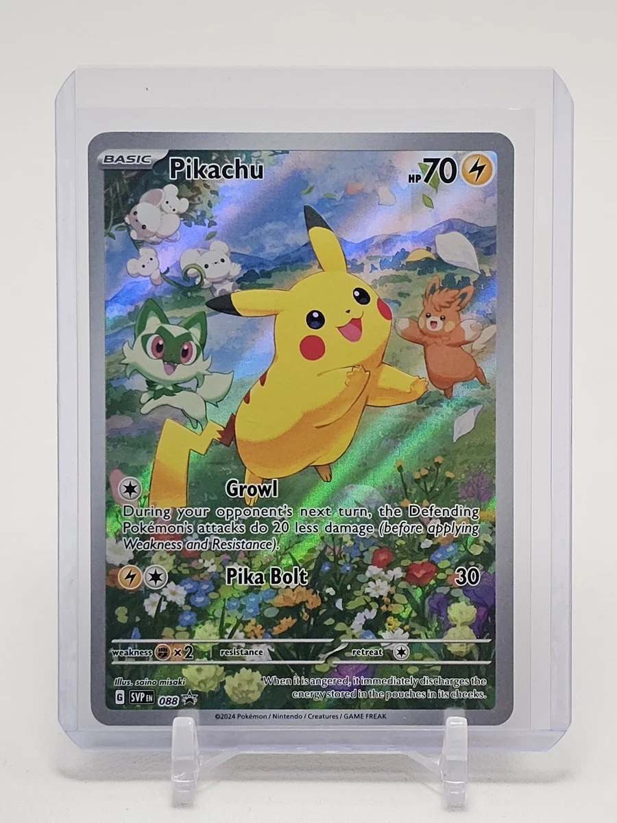 Pikachu 088 Sv: Scarlet & Violet Promo Cards for sale | eBay
