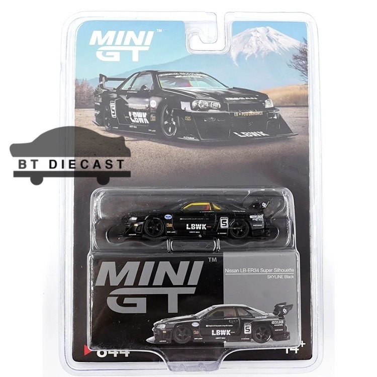 MINI GT LBWK LIBERTY WALK NISSAN LB-ER34 SUPER SILHOUETTE 1