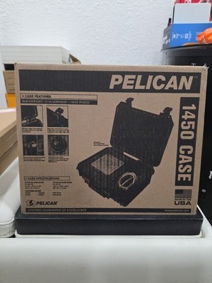 SEALED Pelican 1450 Watertight Hard Case with Foam Insert - Desert Tan