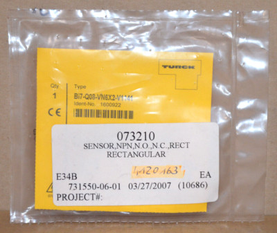 TURCK Bi7-Q08-VN6X2-V1141 Induktiver Sensor ID.: 1600922 NEU OVP