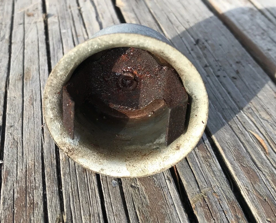 1964-1967 Cutlass 442 GTO Skylark GS JetAway Motor Tapa de aceite Lemans F85 OE Foto 3 de 3