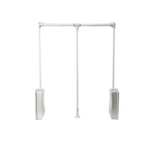 Closet rail pull-up 510-660 mm, rated 20kg, pull-up