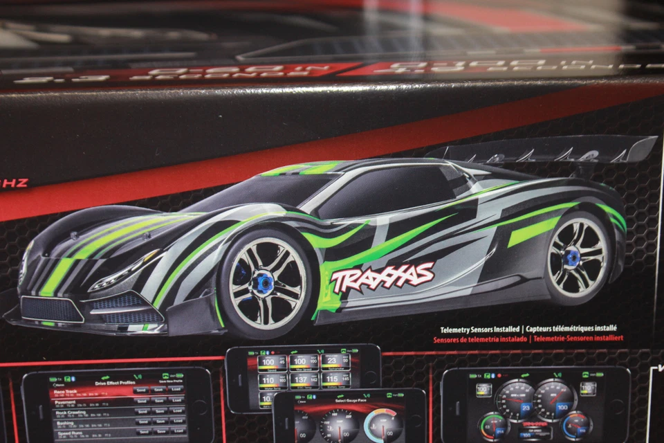 Traxxas TRX 64077 зеленый XO-1 суперкар высокоскоростной радиоуправляемый автомобиль 160 км/ч 1:7 новый OVP - Изображение 3 из 4