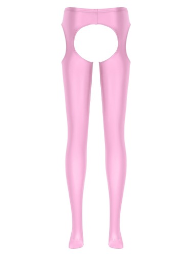 inhzoy Damen Sexy Strumpfhosen Öl glänzende Aushöhlen Feinstrumpfhose Leggings - Bild 35 von 115