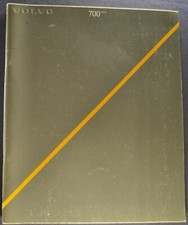 1986 Volvo 700 Catalog Brochure 740 GLE 760 GLE Turbo Sedan Wagon Nice Original