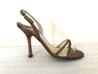JIMMY CHOO - SANDALES A TALONS JASMIN - CUIR - P. 35,5 eu - Photo 1/4
