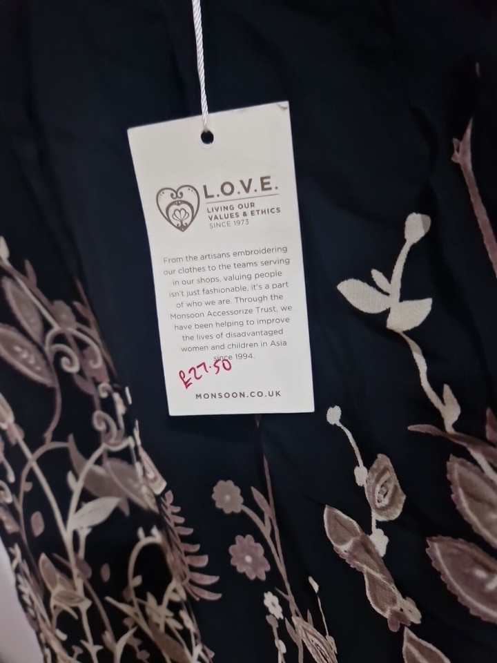 Ladies Monsoon Skirt size 8 Floral Design eBay