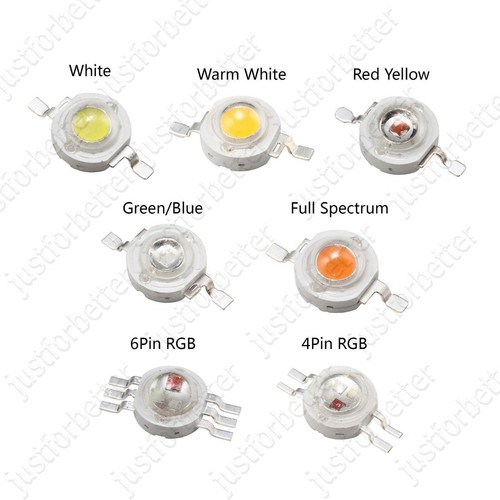 1W 3W 5W High Power Led Chip Copper Base Super Bright Light Bulb Lamp - Picture 70 of 249