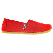 NEW Toms Ladies Classic Canvas Shoe Size 6.5 Red