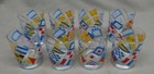 Lot Of 8 Vintage Georges Briard Signal Flag Glasses