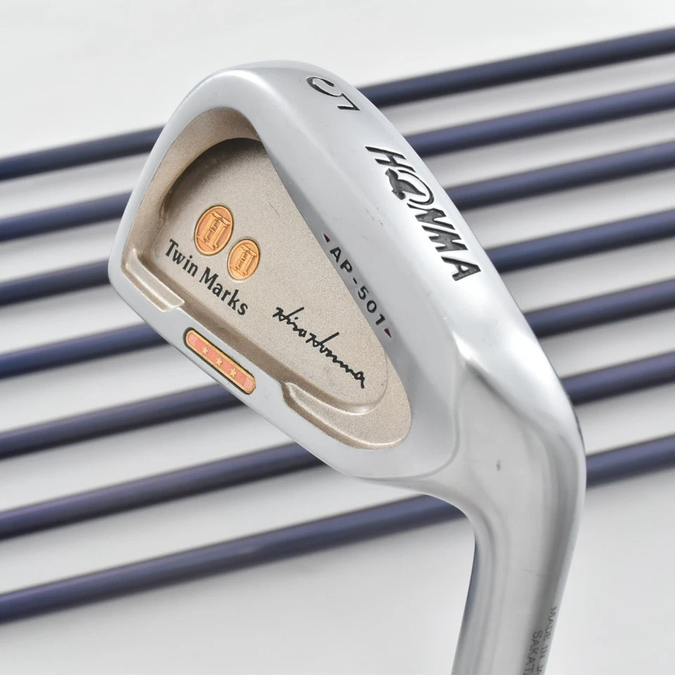 3Star Honma Twin Marks AP-501 Irons Set 5-6-7-8-9-10-11-S SW R Flex RH Golf Club - Image 2 of 4