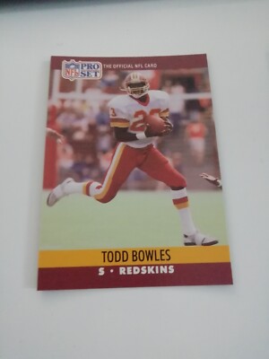 Todd Bowles Washington Redskins Pick your Card NFL Trading Card