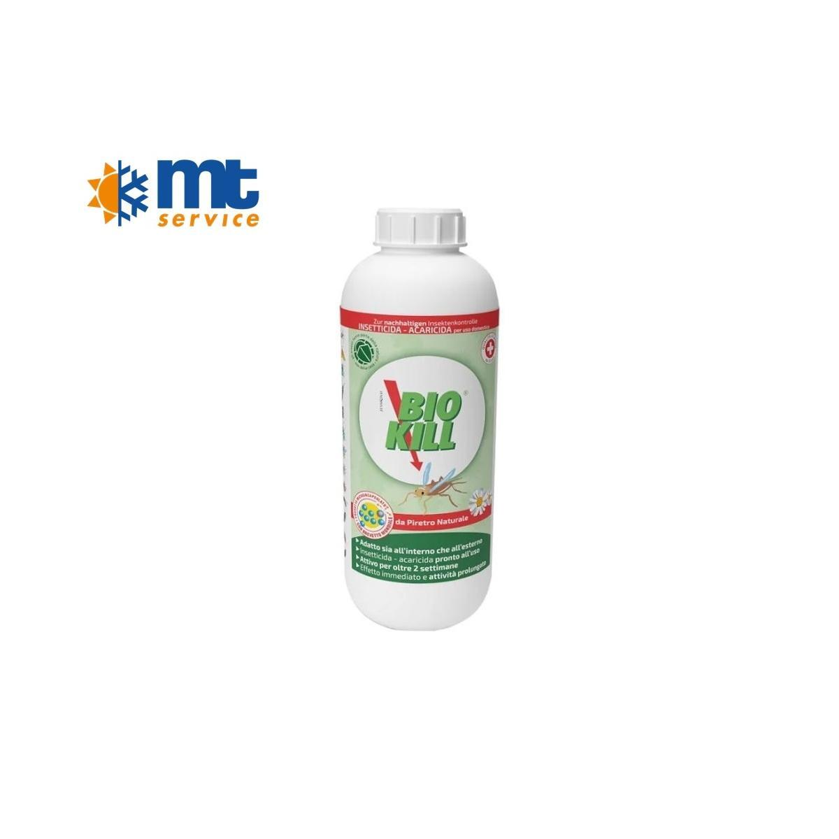 BIOKILL NATURAL PIRETRO NATURALE - INSETTICIDA - RICARICA DA 1 LITRO