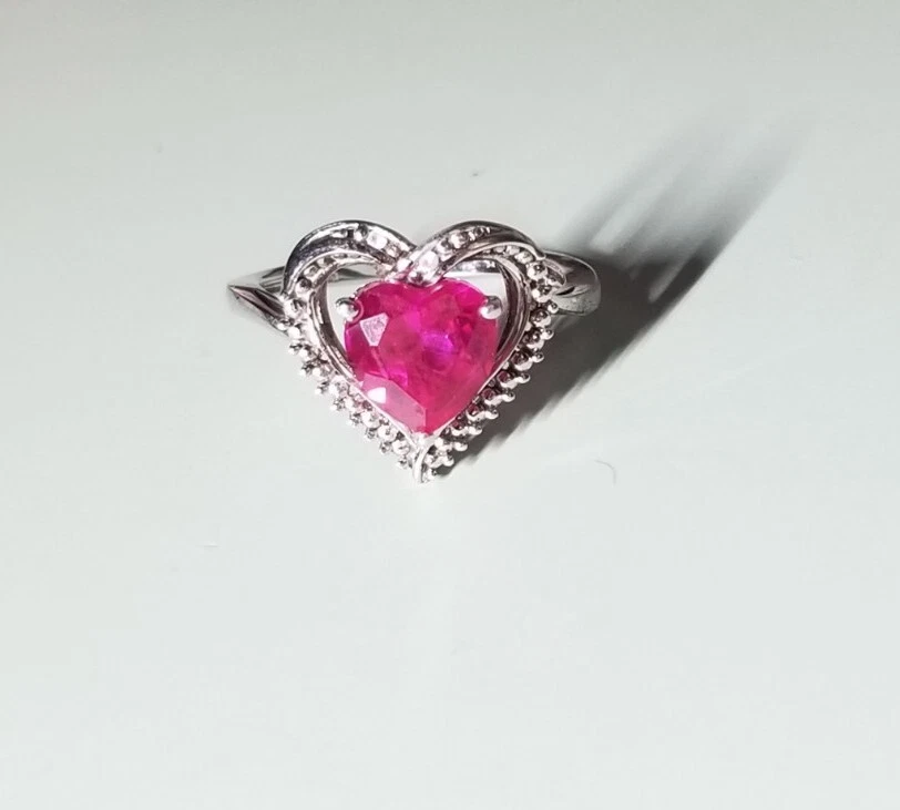Kay jewelers pink heart best sale ring