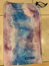 Mobur Tye Dye Blue  "buff"Tube Scarf