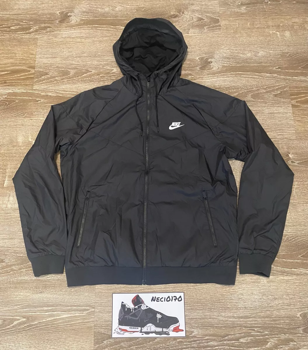 Men’s Nike Sportswear Classic Chevron Windrunner Jacket in Black 727324 ...