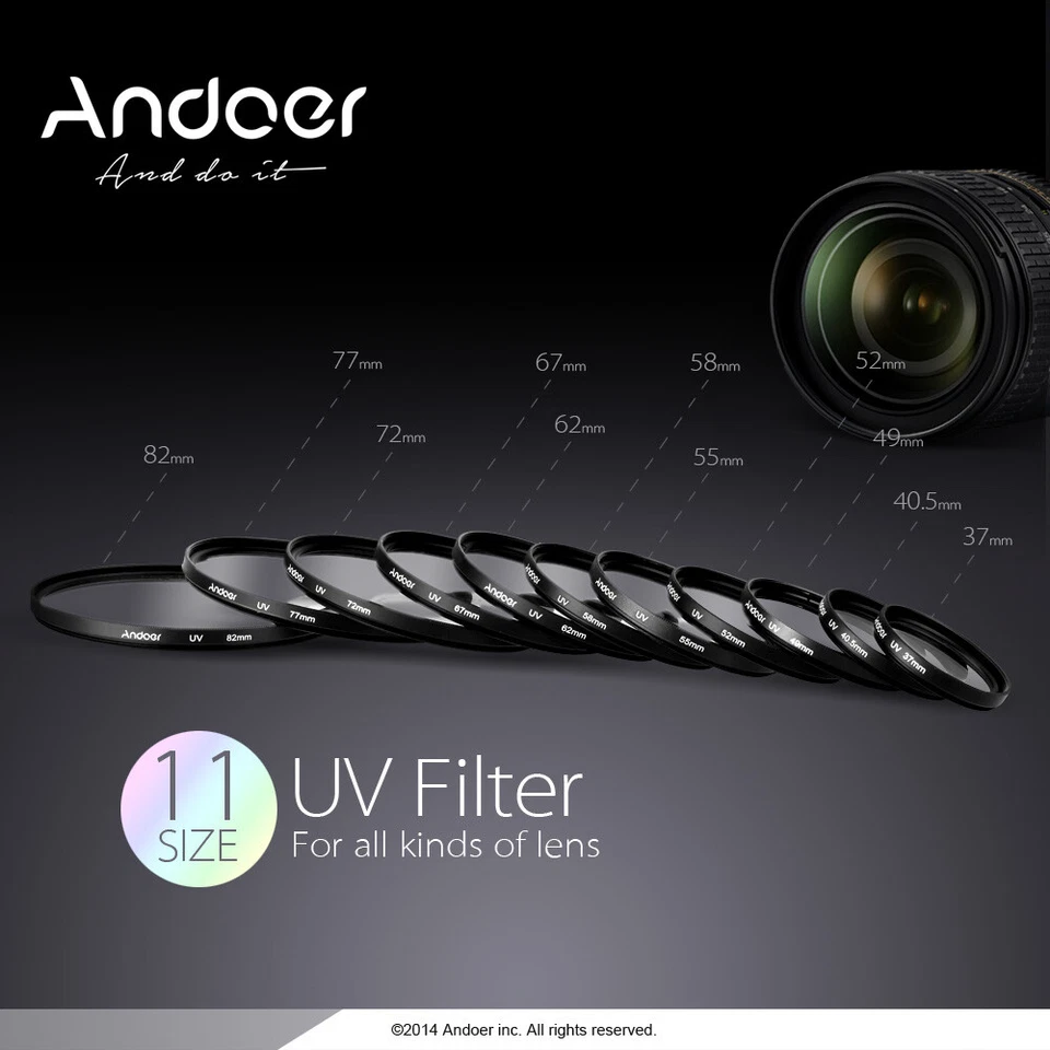  49mm  Ultra-Violet Filter Lens Protector for Canon DSLR  HOT Z9J2 - Image 3 of 4