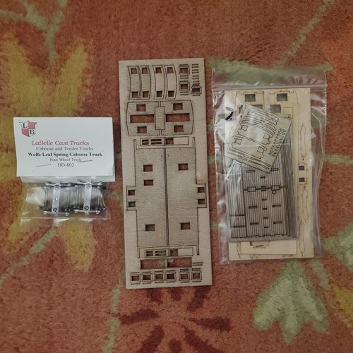 HO Scale Old & Weary Car Shops NYO&W Caboose Kit w/ Labelle Trucks eBay