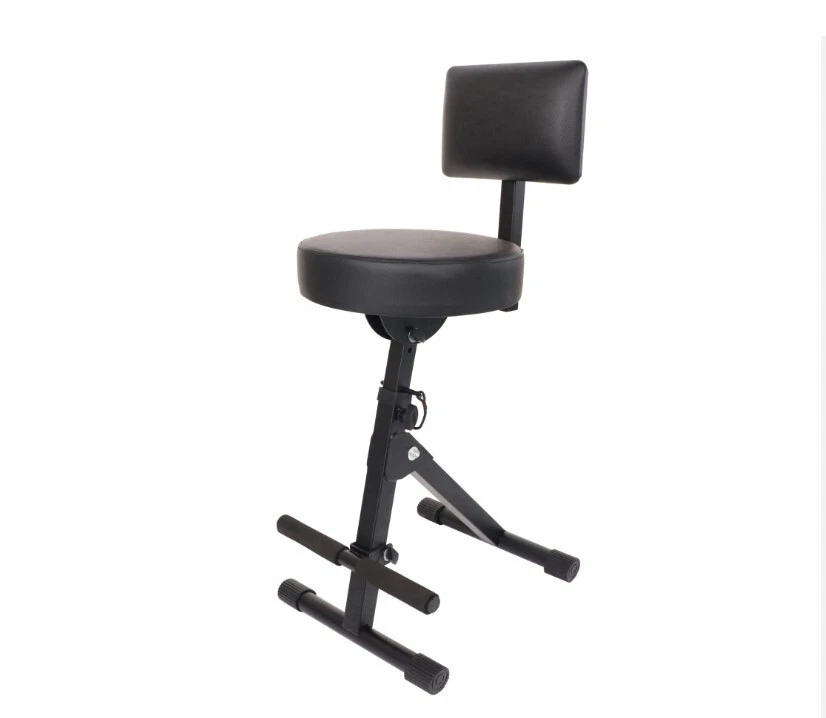 PERFORMER GUITAR STOOL GUITARIST’S CHAIR Adjustable Backrest and Fold Out NEW - image 2 of 4