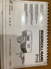 Ingersoll Rand Compressor P110 Deutz Owners Manual+ Parts Manual