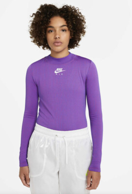 nike air ribbed long sleeve top