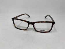 FOSSIL FOS 7090/G 086 GLOSSY TORTOISE 53/17/140 FLEX HINGE EYEGLASSES ER89