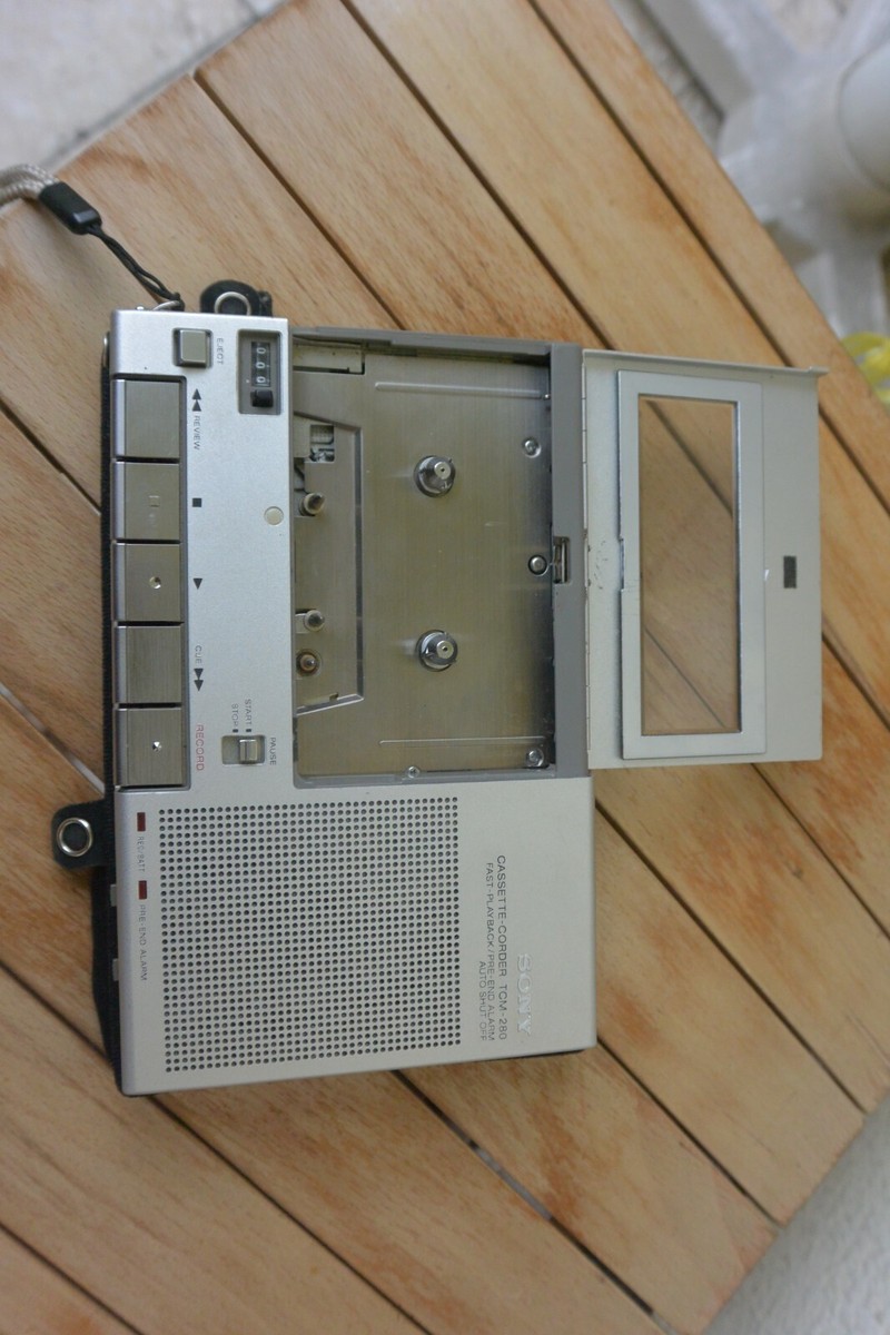Sony cassette-corder TCM 280 for parts or repair, US DUTIES