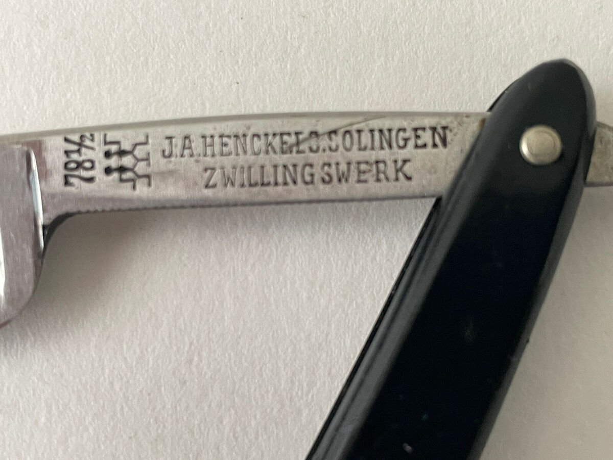 Antique J.A. Henckels Twin Works 78 1/2 Straight Razor Antique J.A. Henckels Twin Works 78 1/2 Straight Razor