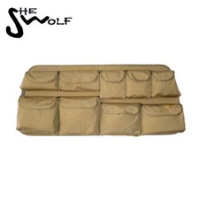 Toyota Land Cruiser J120 con Rueda de Repuesto Ventana Trasera Bolsillos Organizador She-Wolf