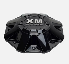 320l203 Xm Xtreme Mudder Black Chrome Wheel Center Cap With Screws