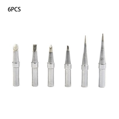 6Pcs/Set Replacement ET Soldering Iron Tips For Weller WE1010NA WESD51 WES50/51