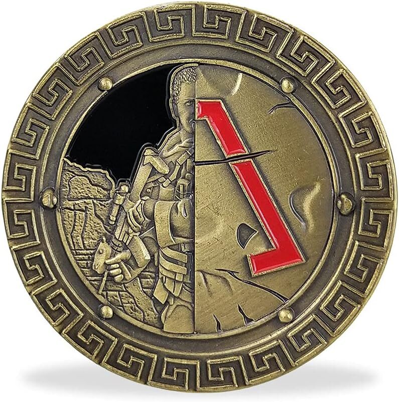 Spartan Warrior Challenge Coin Daily Collectible Token Gifts For Men Free Ship