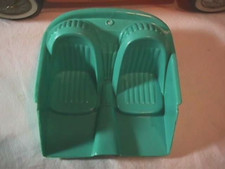 Barbies Austin Healey Car Interior 1962 Turquoise Seats