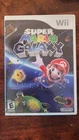 Super Mario Galaxy Nintendo Wii 2007 with Manual