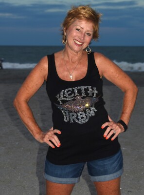 Keith Urban rhinestone  bling racer back  tank top XS, S, M, L, XL,XXL