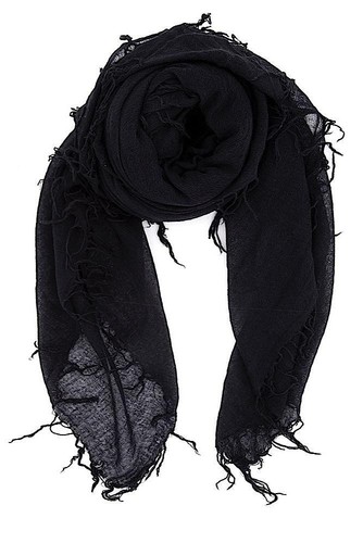 Chan LUU Cashmere and Silk Scarf in BLACK 62" x 58" NWT - 第 1/1 張圖片