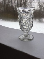 1800’sBarrel Argus Pattern Jelly / Pony Ale Pressed Glass