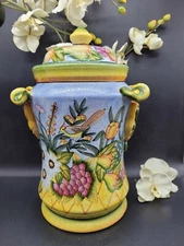 Certified Housewares International Lidded Cookie Jar Canister  14.5"